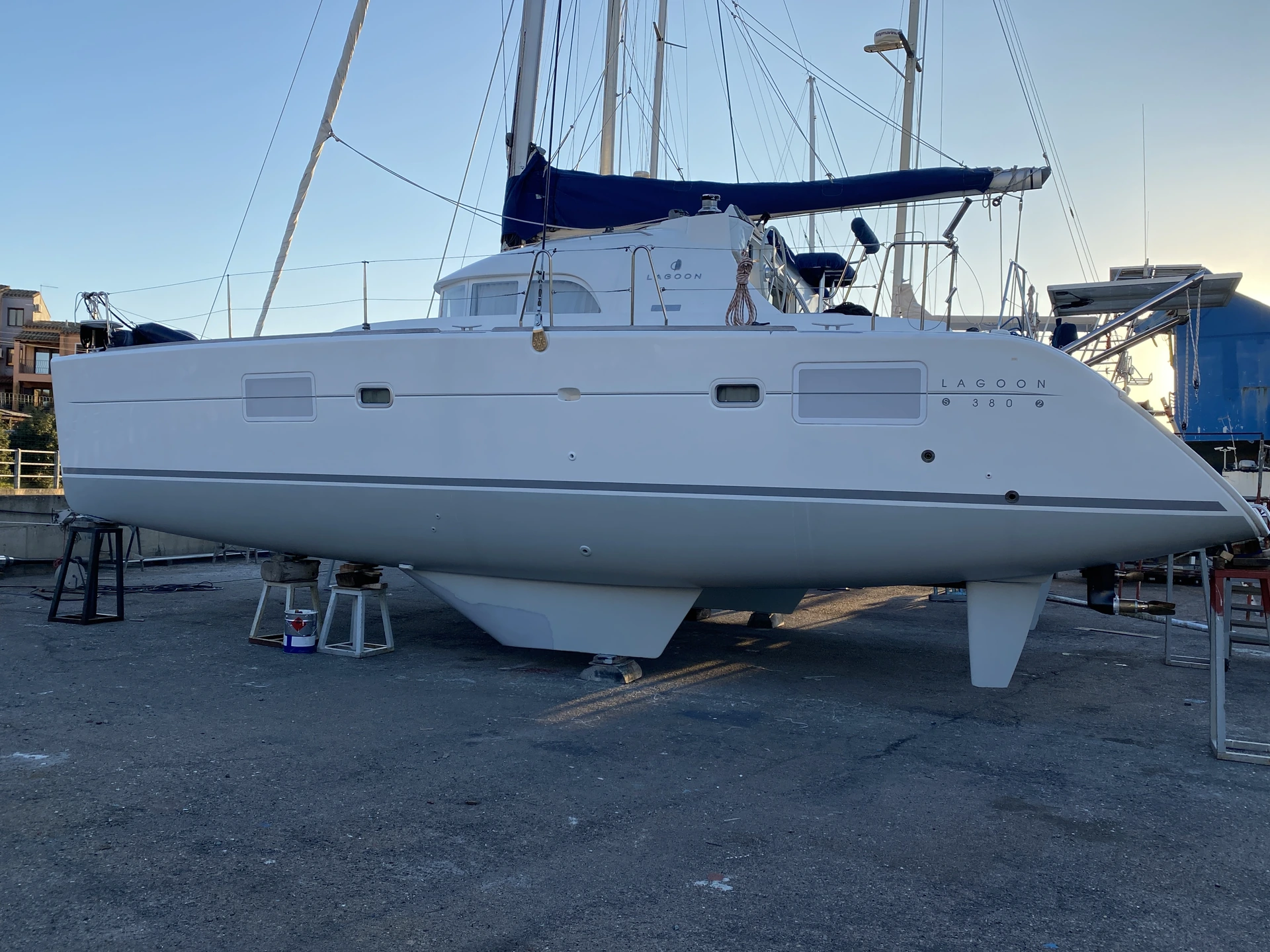 Barche A Vela In Cantiere